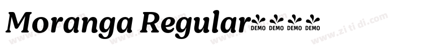 Moranga Regular字体转换 Moranga Regular字体转换
